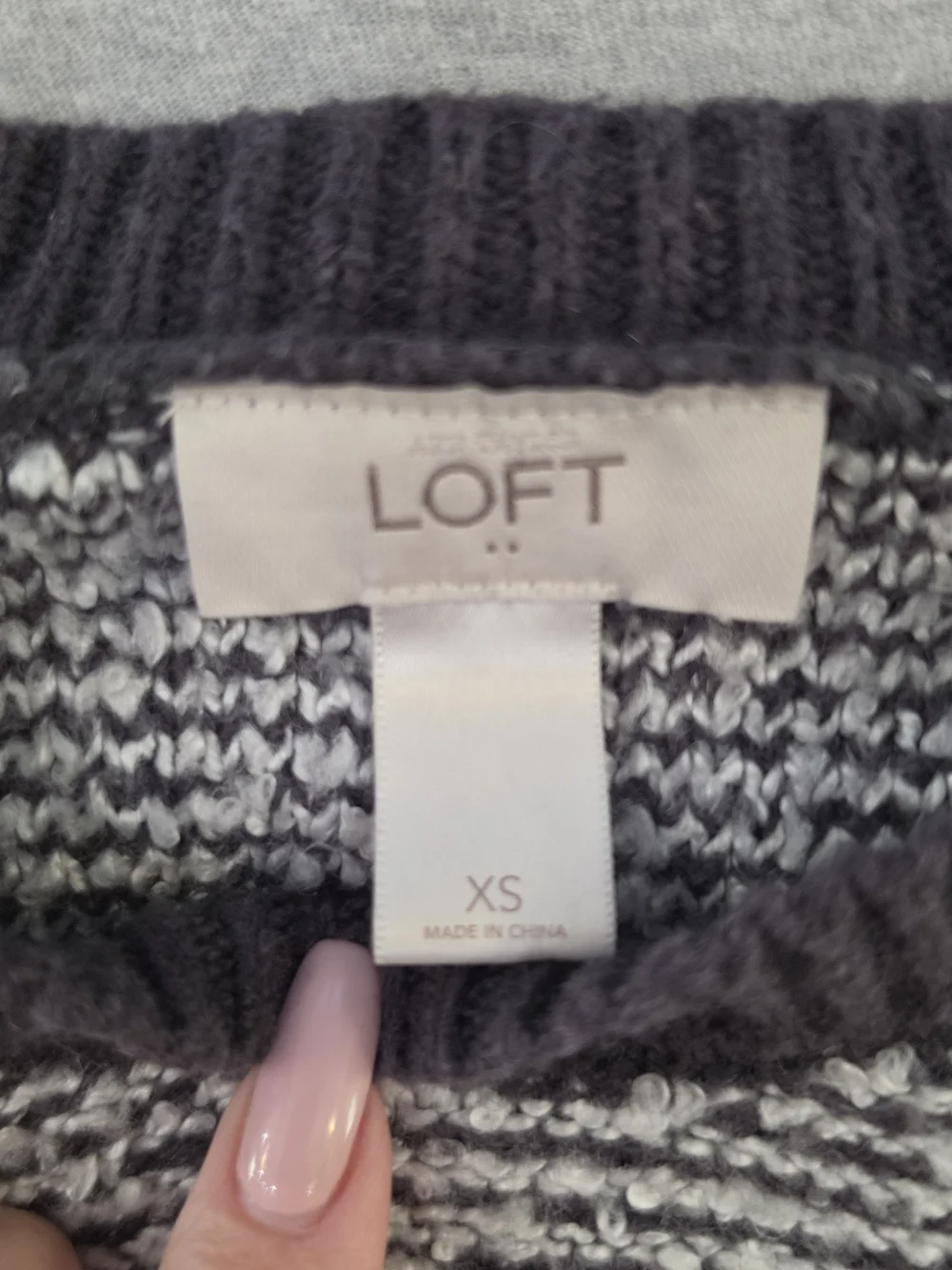 Gray Marled Crewneck Sweater - Women